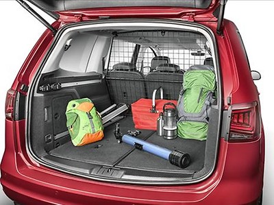 Gittertrennwand, quer zur Fahrtrichtung (7-Sitzer)