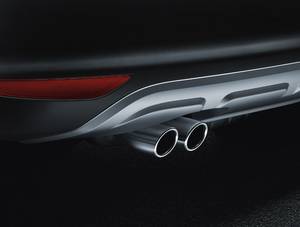 Auspuffblende Yeti - 1.2 TSI (bis Produktion KW22/2010) / 1,4 TSI und 2.0 TDI CR 81/103 kW