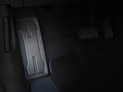 Pedal aus dunklem Aluminium