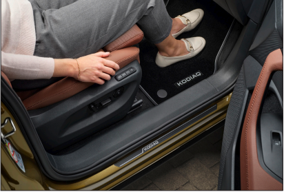 Einstiegsleisten vorne schwarz Kodiaq II (PS)