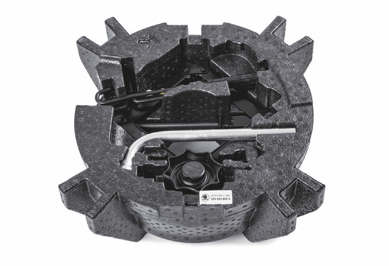 Einbauset für Reserverad Octavia III (nicht RS, Scout und CNG)