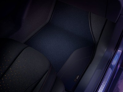 1 Satz Textilfußmatten Dark Night