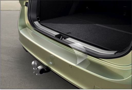 Schutzfolie für die Heckstoßstange Superb IV Combi