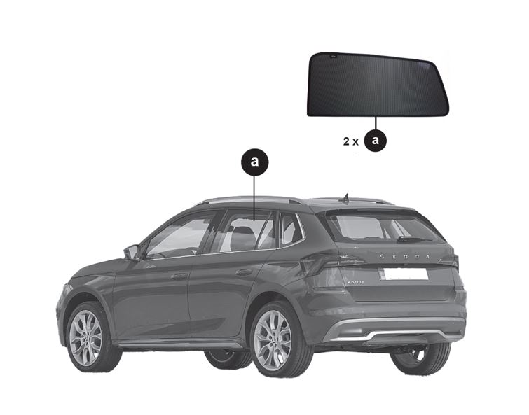 Sonnenschutz-Set hintere Seitenscheiben Kamiq