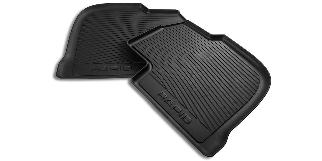 Allwetterfußmatten-Set, hinten, Rapid