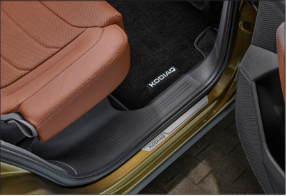 Einstiegsleisten-Set hinten silber für Kodiaq II (PS)