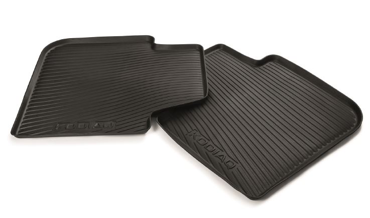 Allwetterfußmatten-Set, hinten, Kodiaq I