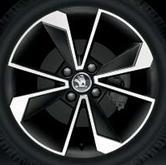 Leichtmetallfelge Scorpius in schwarz-metallic 6,0Jx16" ET43