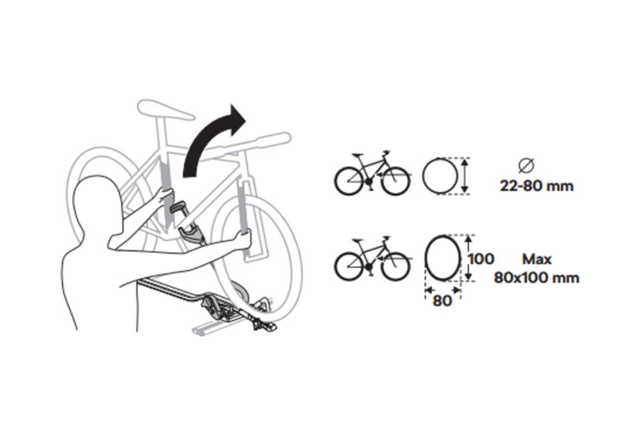 Fahrradträger Aluminiumprofil abschließbar